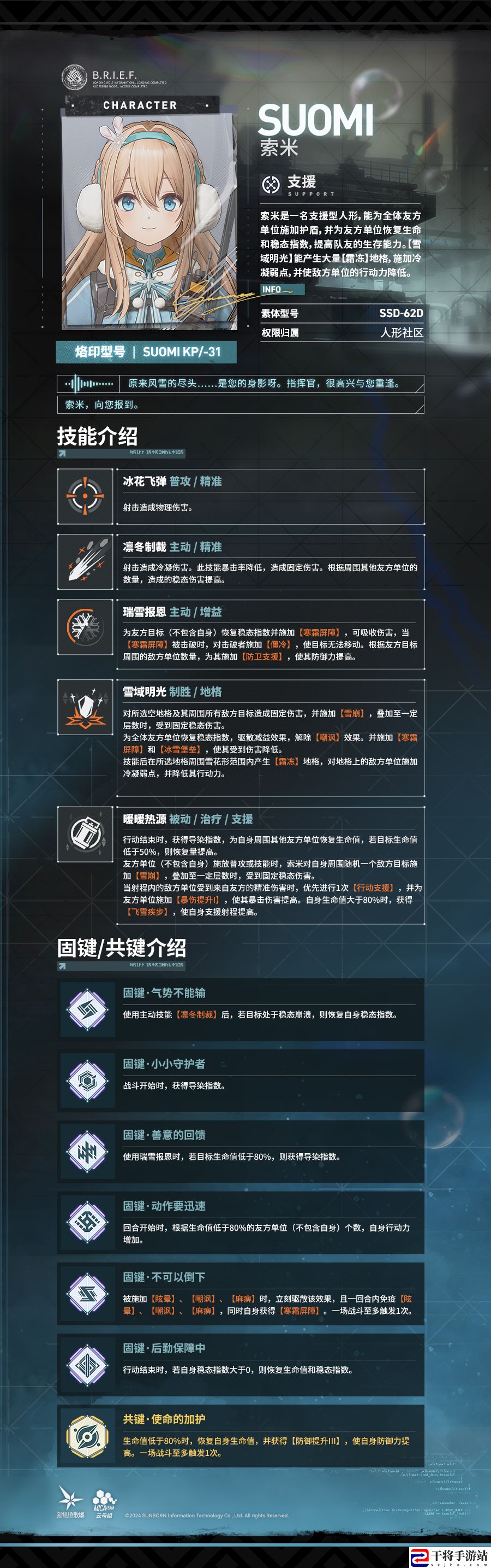 少女前线2：追放索米技能爆料：攻略分享升级秘诀