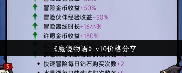 魔镜物语v10价格分享：团队合作是通关的关键