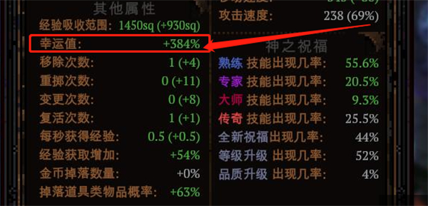 死神必须死幸运值作用介绍